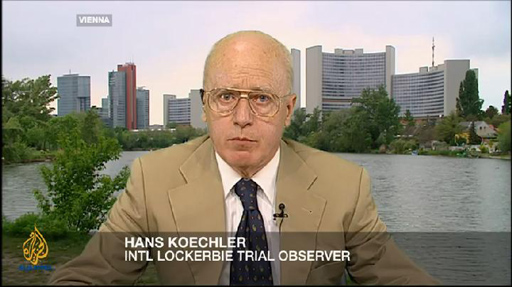 Hans Kchler - INSIDE STORY- "The Lockerbie bomber's release" - Al Jazeera English, Doha, 22 July 2010